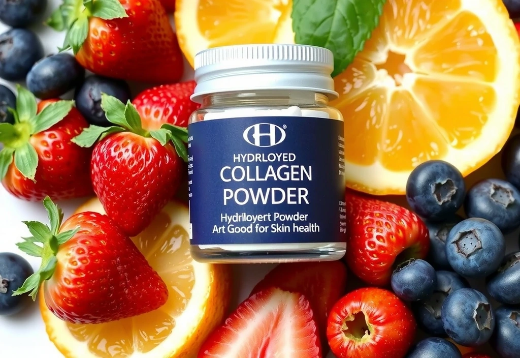 Bote de Colágeno Hidrolizado con frutas y bayas